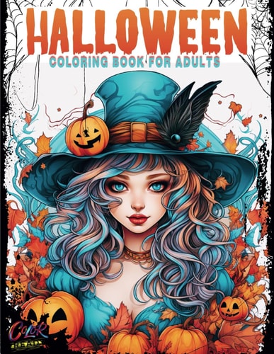 Halloween Coloring Book for Adults Creepy, Spooky, and Relaxing Designs for Stress Relief and Fun