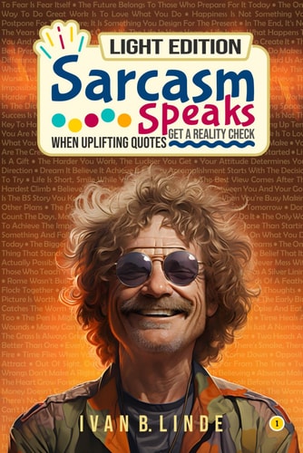 Sarcasm Speaks - When Uplifting Quotes Get a Reality Check: The literary equivalent of that friend who, while everyone else is gushing over a rainbow, points out it's probably going to rain soon.