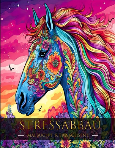 Stressabbau: Malbuch für Erwachsene Mandala Tier Design (German Edition)