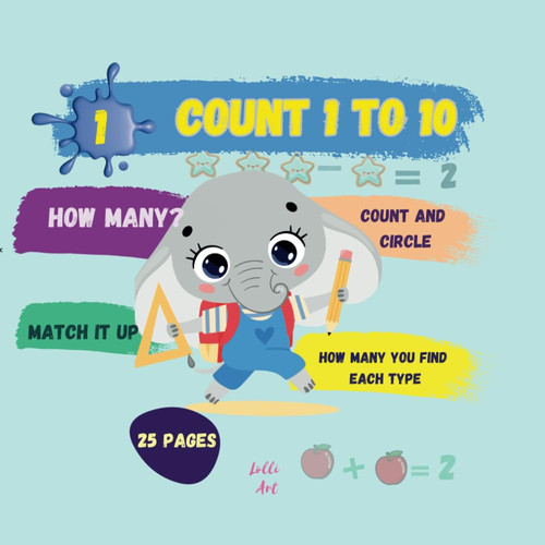 Count 1 to 10: Kindergarten Math