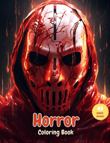 Horror Coloring Book: Freaky Scary Horror Creatures and Killers | Halloween's Coloring Book