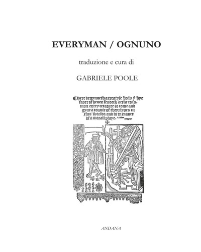 EVERYMAN / OGNUNO (Italian Edition)