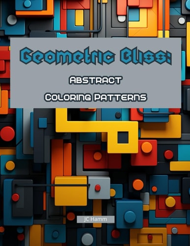 Geometric Bliss: Abstract Coloring Patterns