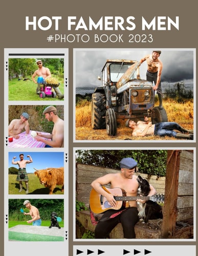 Hot Famers Men Photo Book: Sexy Bikini Photography Book For Gag Gifts Adult Photo Album Collection With 30+ Colorful Images Photo Picture Book Birthday Christmas Gifts For Adults