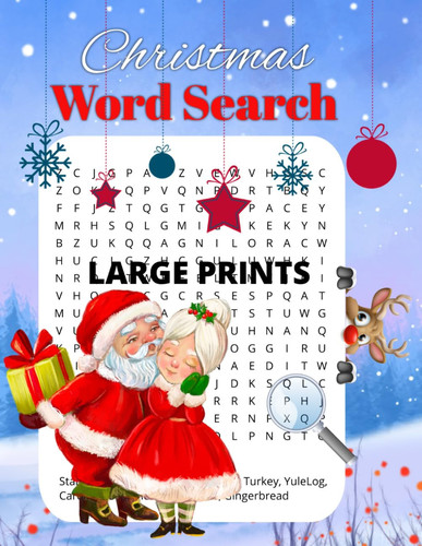 Christmas Word Wonders Large Print Edition: Festive Word Search Fun for Seniors