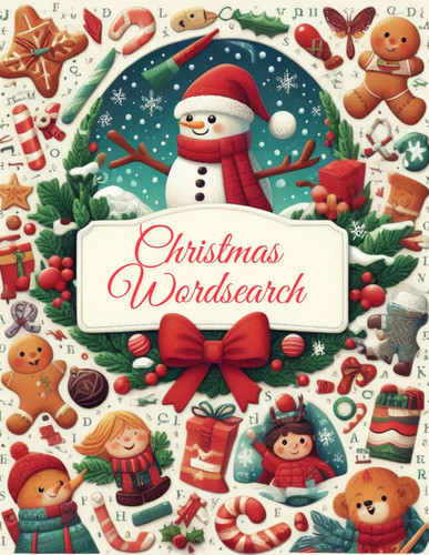 Christmas Word Search Puzzle Book for Adults and Kids