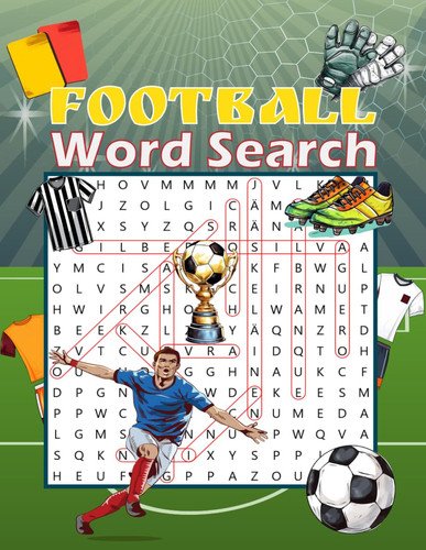 Football Word Search: 23/24 English League Word Puzzle Activity Book For Kids, Teens or Adults, Gifts For Football Mad Fans