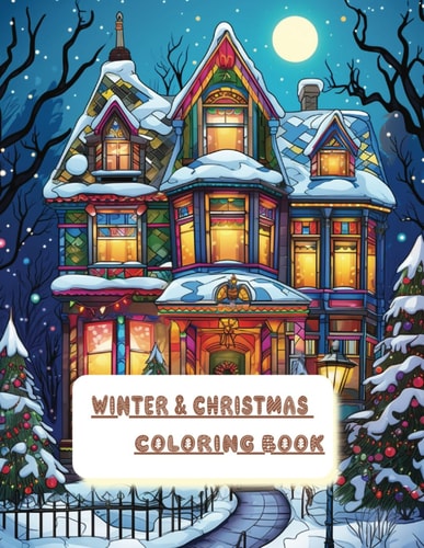 Winter & Christmas Coloring Book