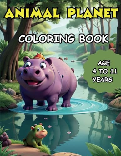 Animal Planet - Coloring Book: coloring book for children of different animals