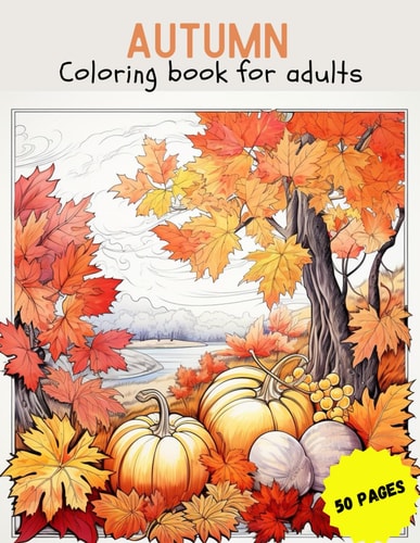 Autumn Coloring Books For Adults