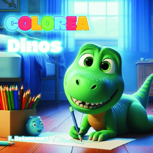 COLOREA DINOS (Spanish Edition)