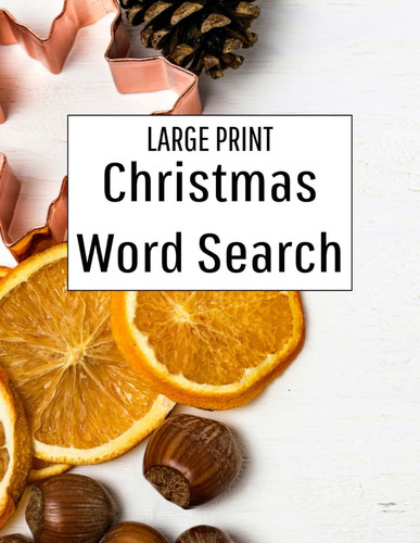 Large Print Christmas Word Search