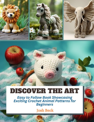 Discover the Art: Easy to Follow Book Showcasing Exciting Crochet Animal Patterns for Beginners
