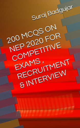 200 McQs on Nep 2020 for Competitive Exams, Recruitment & Interview