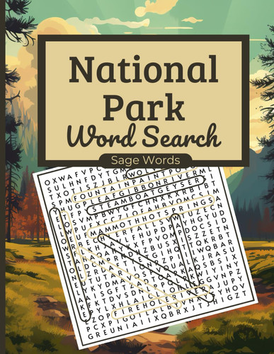 Park Pursuit: National Park Word Search Book - Explore Nature's Treasures Through Puzzles!