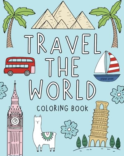 Travel The World Coloring Book