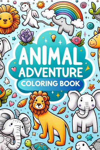 Animal Adventure: A Journey Through the Wild: Explore, Color, and Learn About Animals