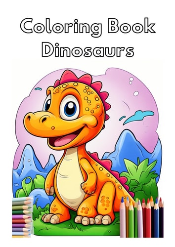 Coloring Book Dinosaurs