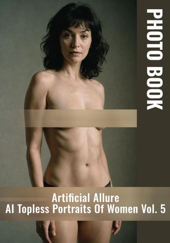 Artificial Allure: AI Topless Portraits Of Women Vol. 5 (Artificial Allure - AI erotic photo books)