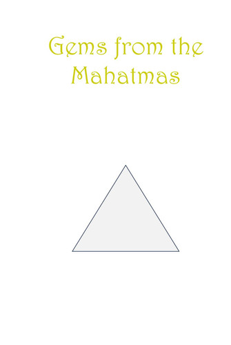 Gems from the Mahatmas: A BIrthday Book of Precepts and Axioms (Gems from Theosophical Writings)