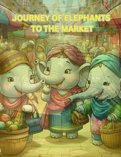 JOURNEY OF ELEPHANTS TO THE MARKET