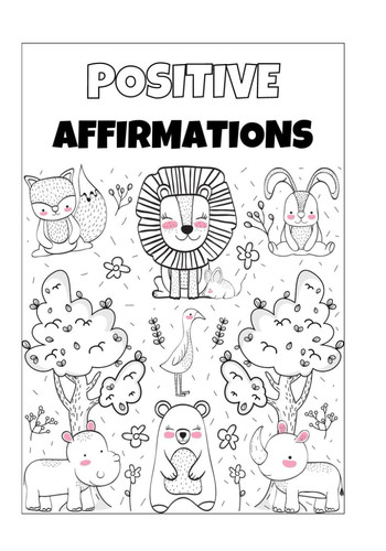 Positive Affirmation Coloring book
