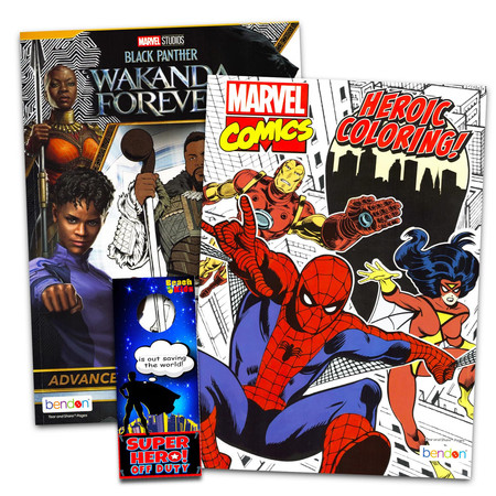 Marvel Avengers Coloring Book Super Set for Kids, Adults - Bundle with 2 Advanced Marvel Avengers Superhero Coloring Books Featuring Iron Man, Captain America, and More | Avengers Super Hero Coloring Books