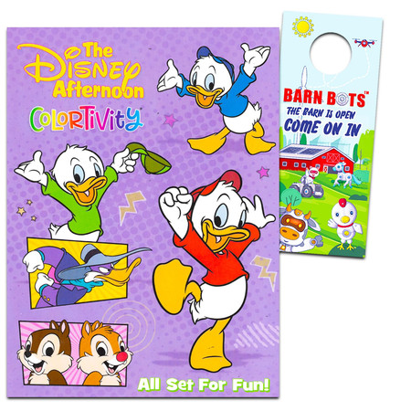 DuckTales Coloring Book Set - 2 Jumbo Disney DuckTales Activity Books with Coloring Pages, Stickers, Games, Puzzles, and More | Disney DuckTales Coloring Bundle