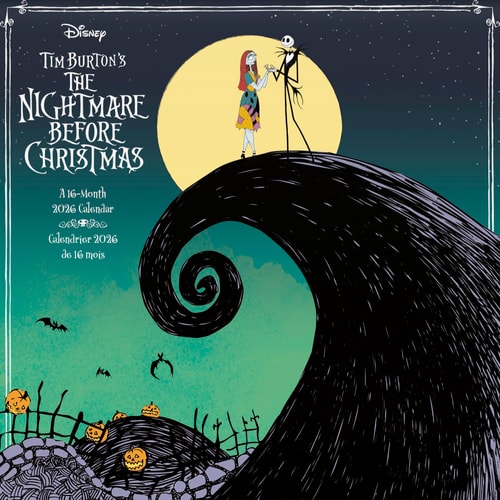 2026 Nightmare Before Christmas (Bilingual French) Wall Calendar (English and French Edition)