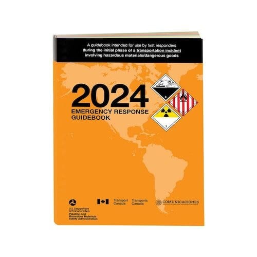 2024 Emergency Response Guidebook (ERG) - English - 4 inch x 5.5 inch (Pocket Size)