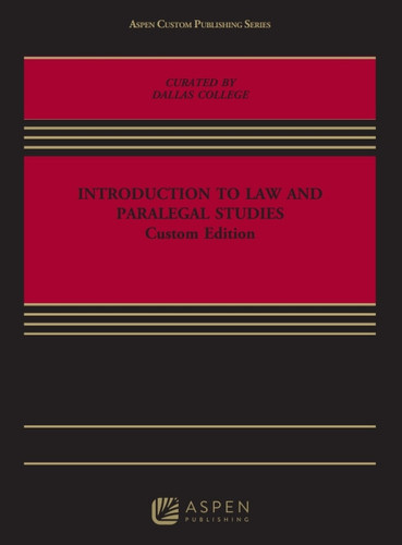Introduction to Law and Paralegal Studies
