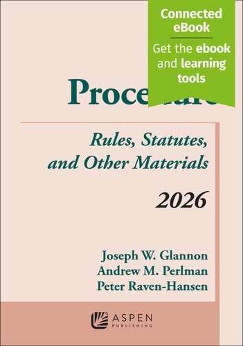 Civil Procedure: Rules, Statutes, and Other Materials 2026 Supplement