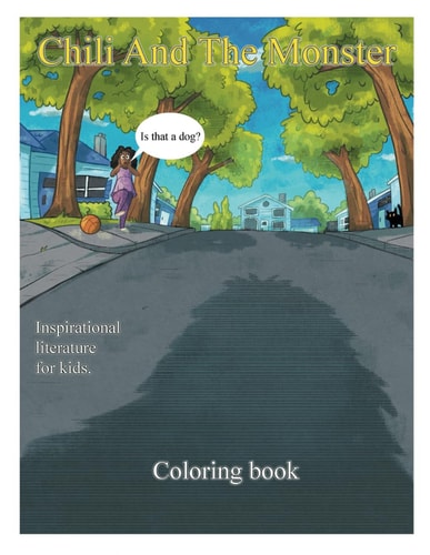 Chili And The Monster (Coloring Book)