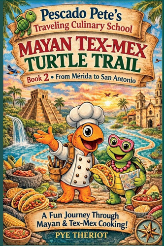 Mayan Tex-Mex Turtle Trail: Book 2: From Merida to San Antonio (Pescado Pete's Traveling Culinary School)