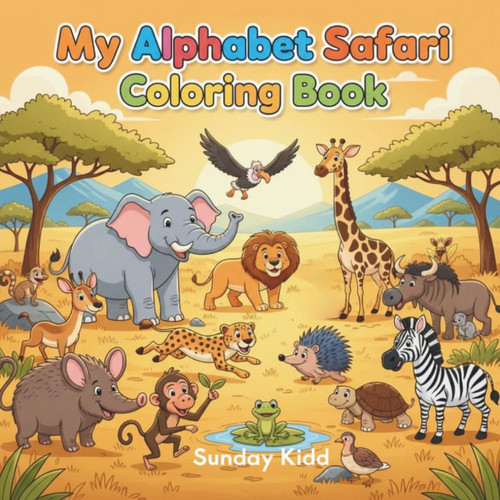 My Alphabet Safari Coloring Book