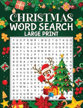 Christmas Word Search: Large Print