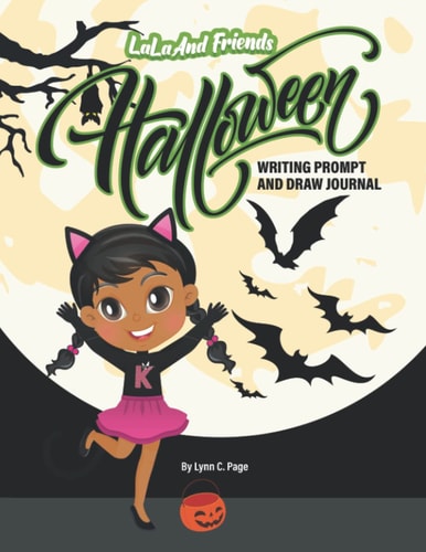 Halloween Write and Draw Journal La-La and Friends Spooky Scary Writing Prompts for Childhood in Kindergarten to Primary