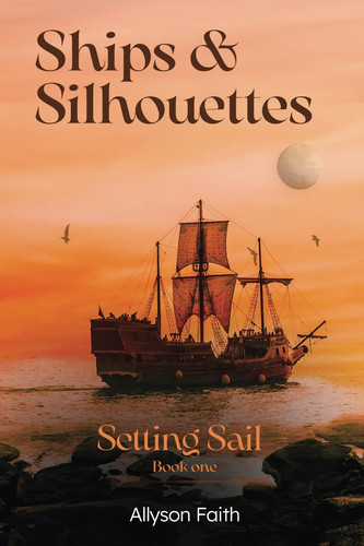 Ships and Silhouettes Setting Sail