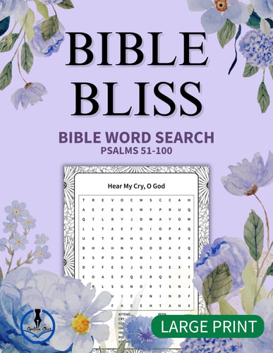 Bible Bliss Bible Word Search Large Print Psalms 51-100
