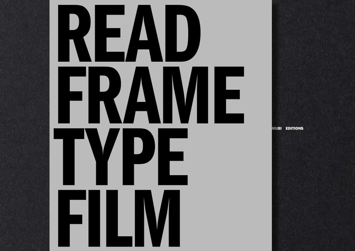 Read Frame Type Film: Or, Written on the Screen