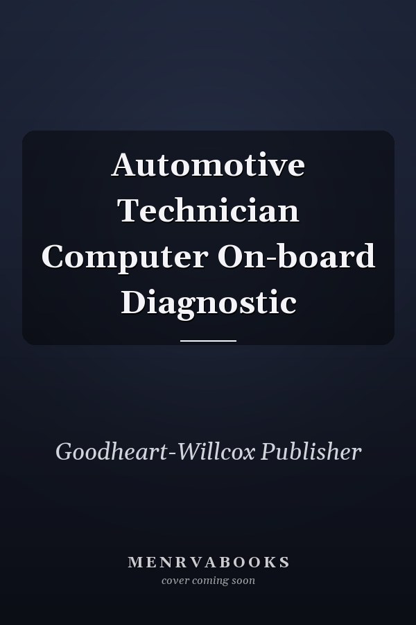 Automotive Technician Computer On-board Diagnostic