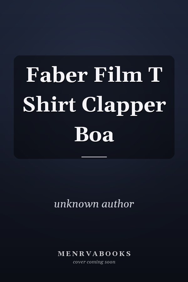 Faber Film T Shirt Clapper Boa