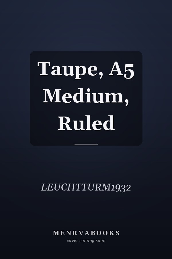 Taupe, A5 Medium, Ruled