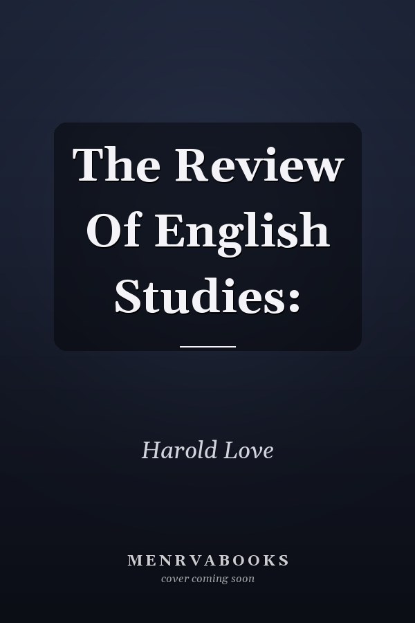 The Review of English Studies