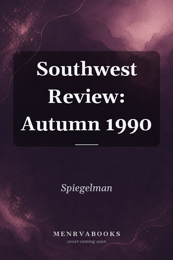 Southwest Review: Autumn 1990