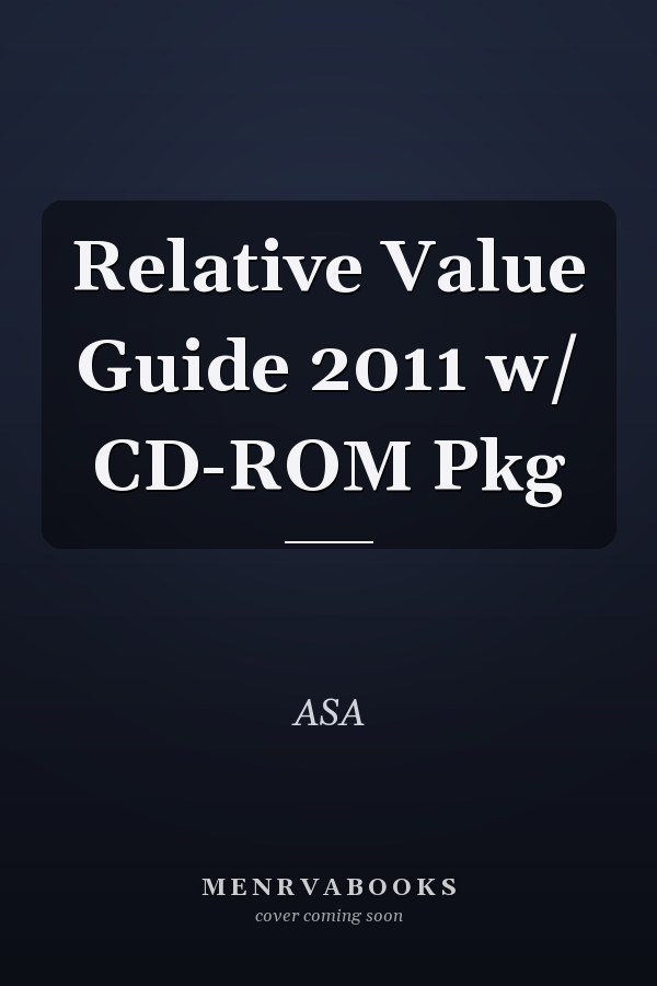 Relative Value Guide 2011