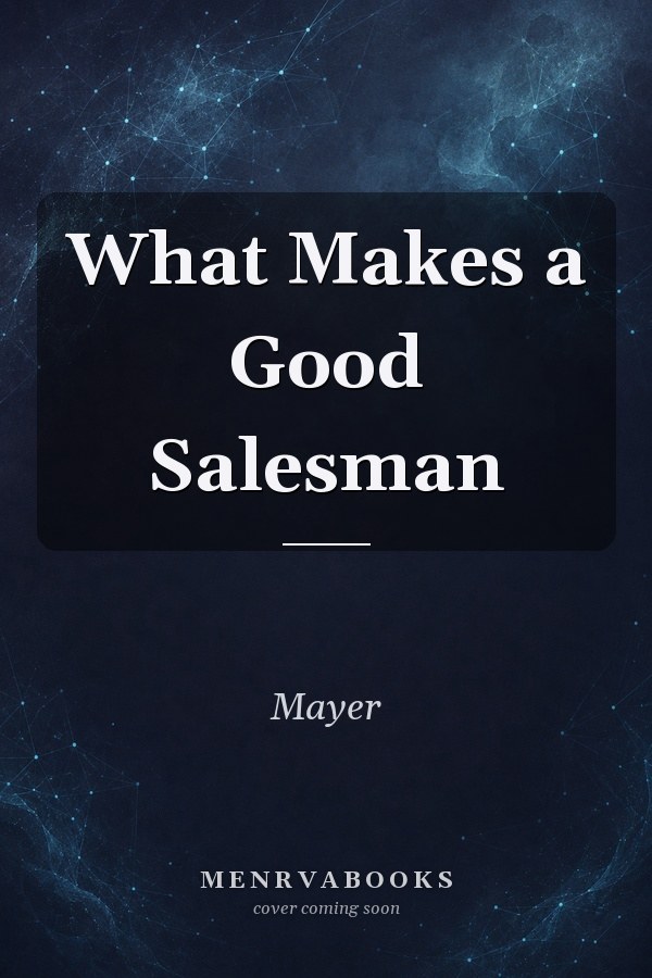 What Makes a Good Salesman