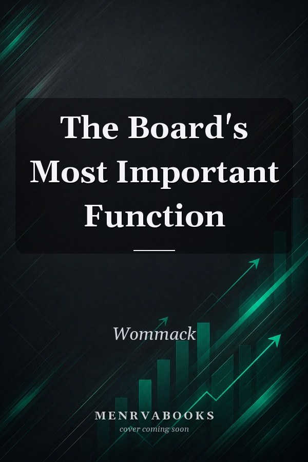 The Board's Most Important Function