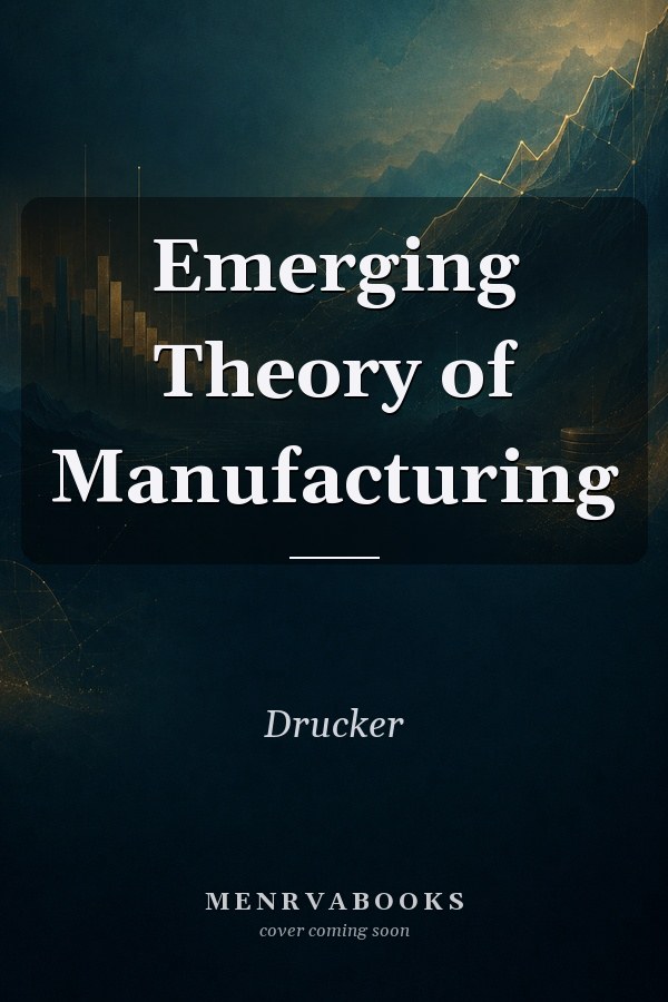 Emerging Theory of Manufacturing