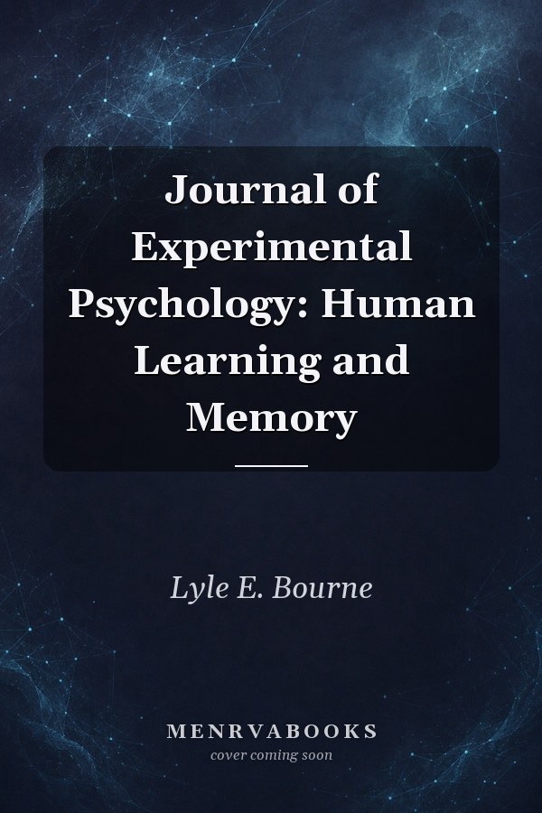 Journal of Experimental Psychology: Human Learning and Memory